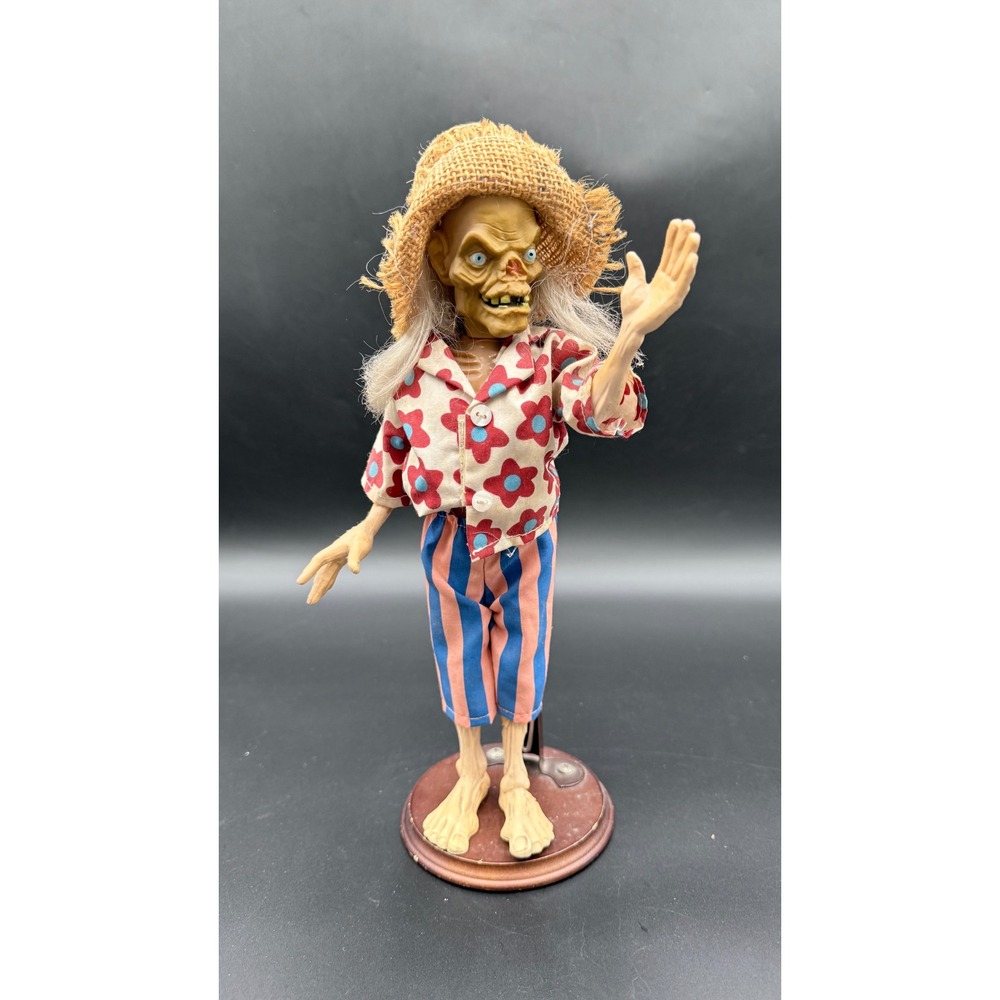 Vintage Iron Maiden Eddie the Head Figure Beach Attire Straw Hat Collectible